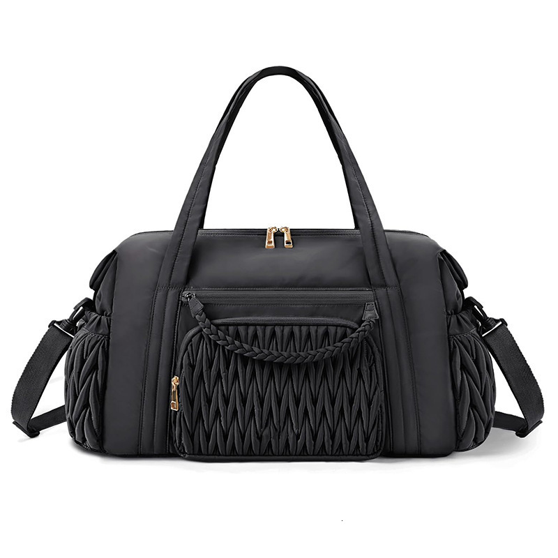 New Tote Women's Quilted Gym Travel Carry-on Duffel Bag