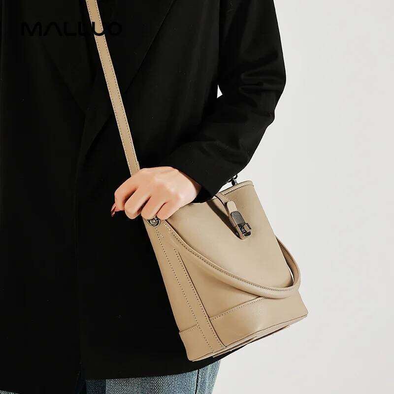 Women Natural Cow Leather Shoulder Bag Female Retro Designer Durable Cowhide Handbags Ladies Cute Fashion Crossbody Bags