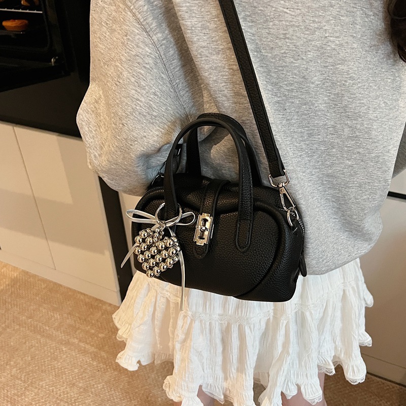 designer 2025 New Style Lychee Texture High-end Versatile Handbag Fashionable Simple Casual Commuter Shoulder Crossbody Bag