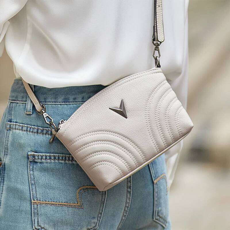 Women's Bags Designer Limited Designed Real Genuine Leather Shoulder Soft Women Messenger Bag Crossbody Solid Female White Purses Sales #Sc2080