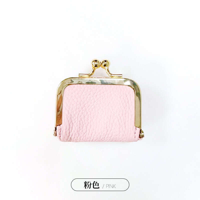 New Genuine Leather Compact Mini Clasp Diamond Rings, Gold Necklaces, Jewelry Box, Coin Purse, Storage Bag for Women