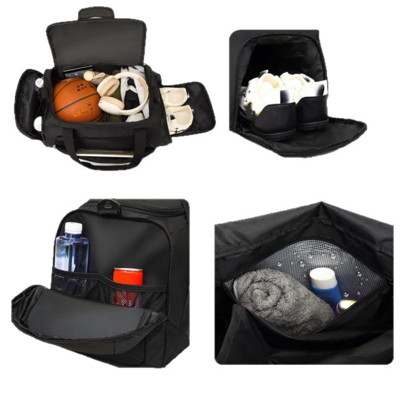 Yoga Fiess Duffel Large Capacity Dry Wet Separation Sports Independent Shoe Compartment Water-Resistant Travel Bag