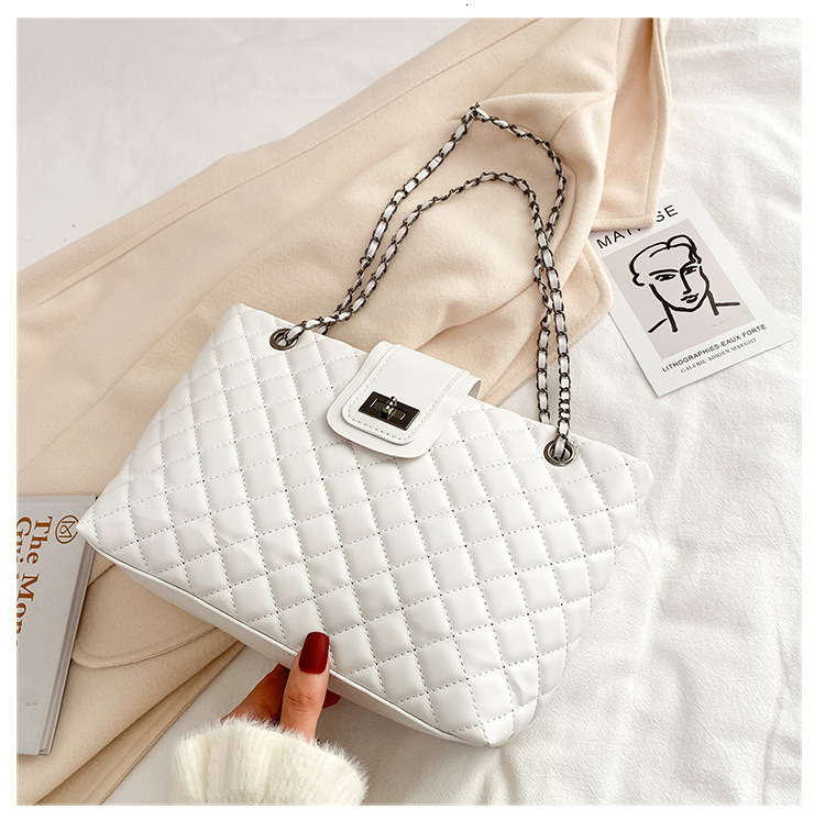 Top brand high-quality new free designer bag simple quilted embroidered armpit bag cross-border lock shoulder bag chain handbag crossbody bag free des