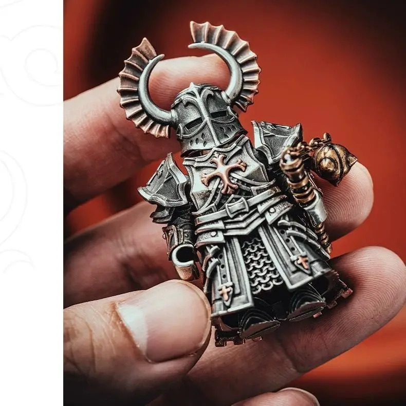 Crusader Ornament Desktop Decoration Copper Pendant Handle Figurine Cultural And Creative Souvenir 250603