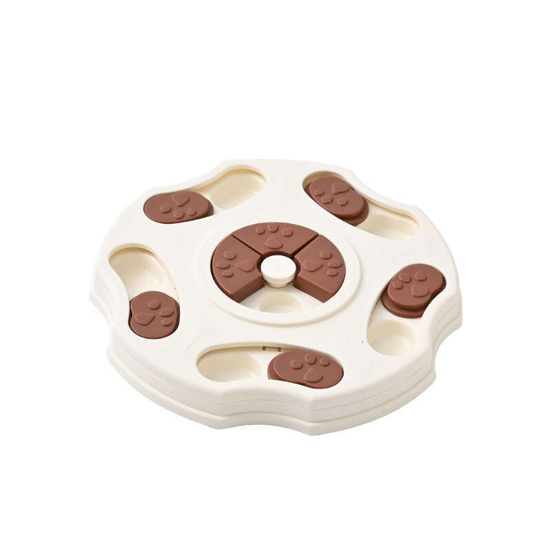 Puzzle Slow Feeder Heart Chew Toy Interactive Anti-Choking Hidden Food Dog Bowl