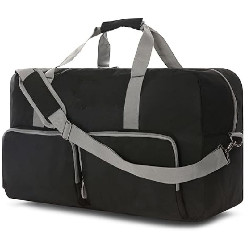Large Capacity Travel Unisex Foldable Men's Handbag Shoulder Water-Resistant Duffel Bag