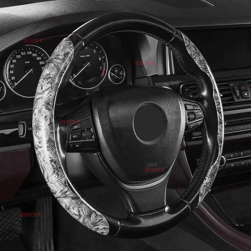 High-End And Elegant Wood Grain Car Steering Wheel Cover For Ford Modela Thurderbird Mustang Fseries Escort R250603