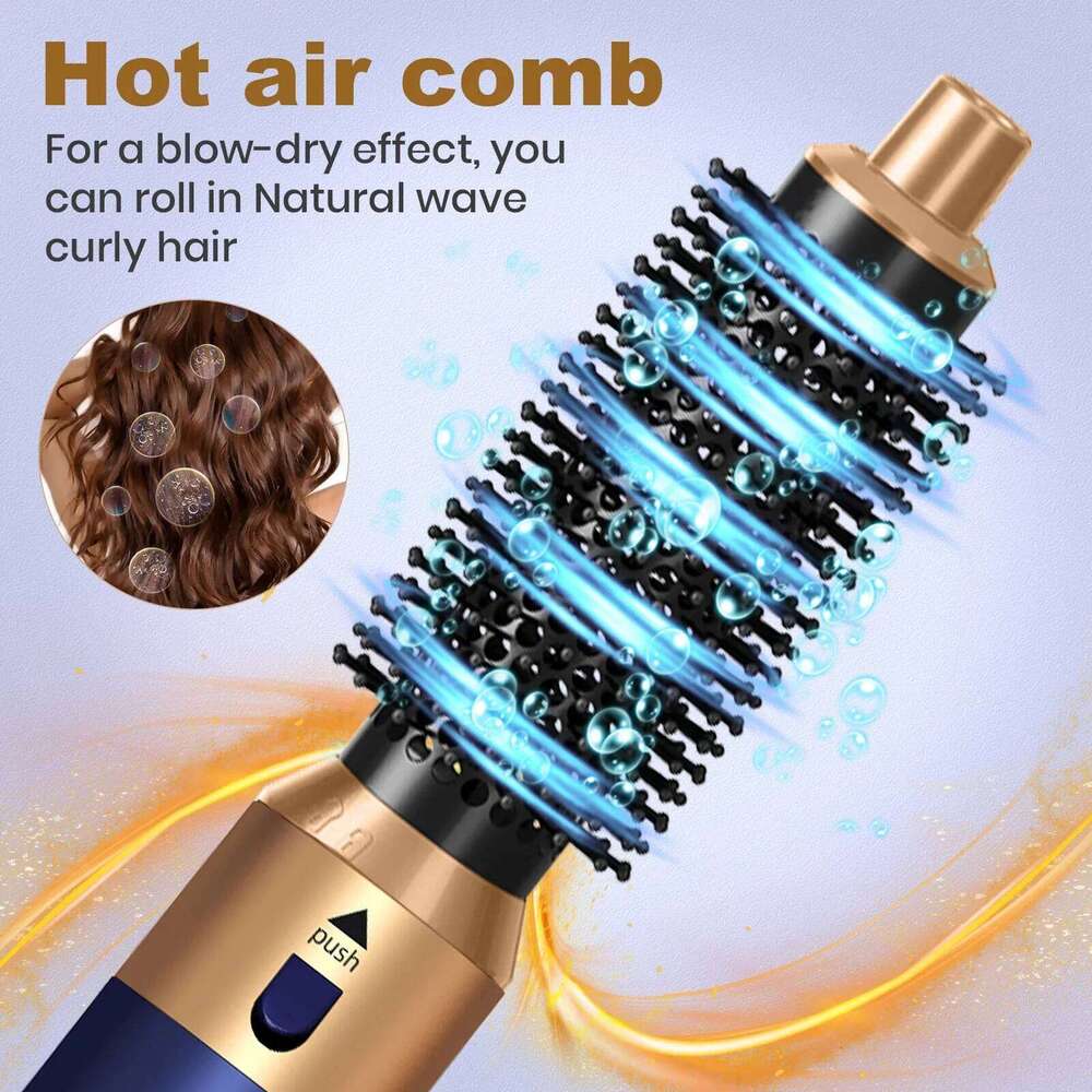 5 In1 Straightener Curling Iron With Brush Hairdryer For Dryer Hair Multi Styler