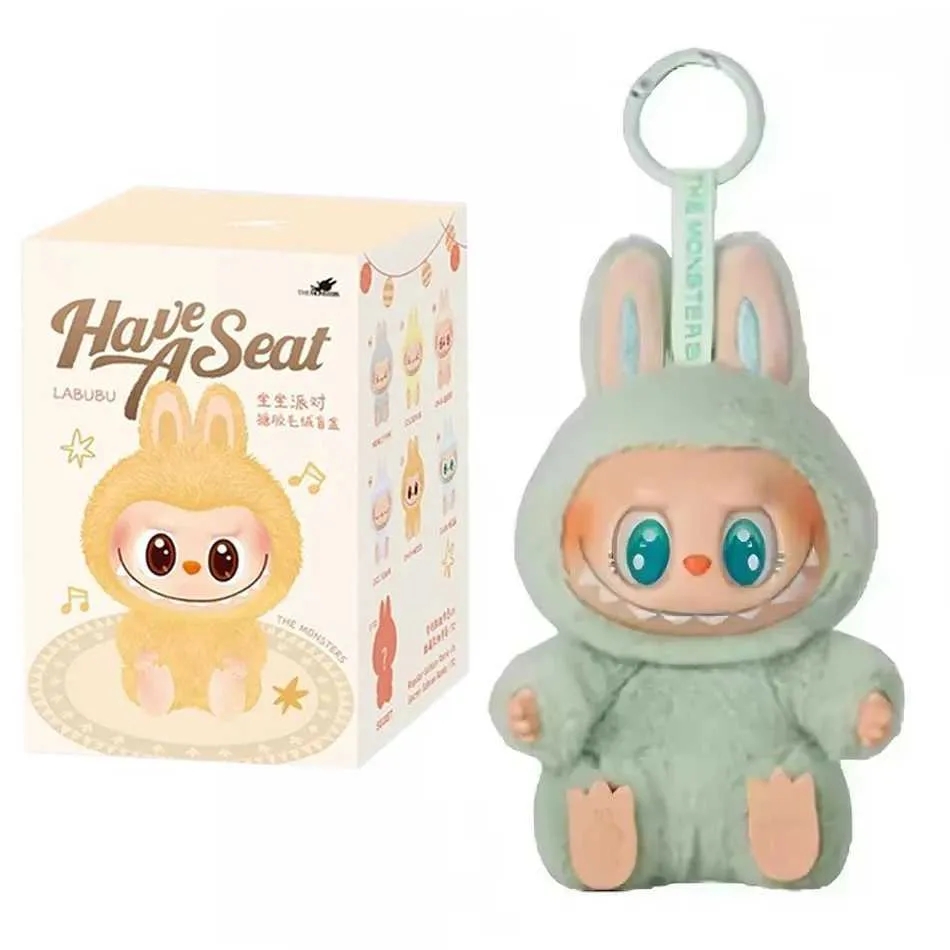 15cm Labubu Macaron The Monsters Labubu Party Vinyl Plush Blind Box Decorative Surprise Box Doll Collection Birthday GiftC250325