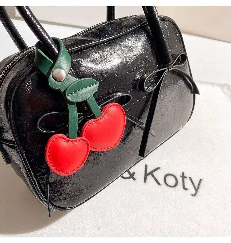 High Quality Fashion Bow Knot Pillow Women Handbag Textured Leather Shoulder Messenger Lady Purse Female Casual Bag