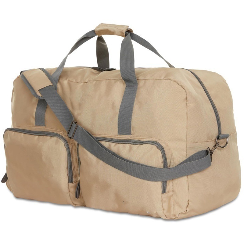 Large Capacity Travel Unisex Foldable Men's Handbag Shoulder Water-Resistant Duffel Bag