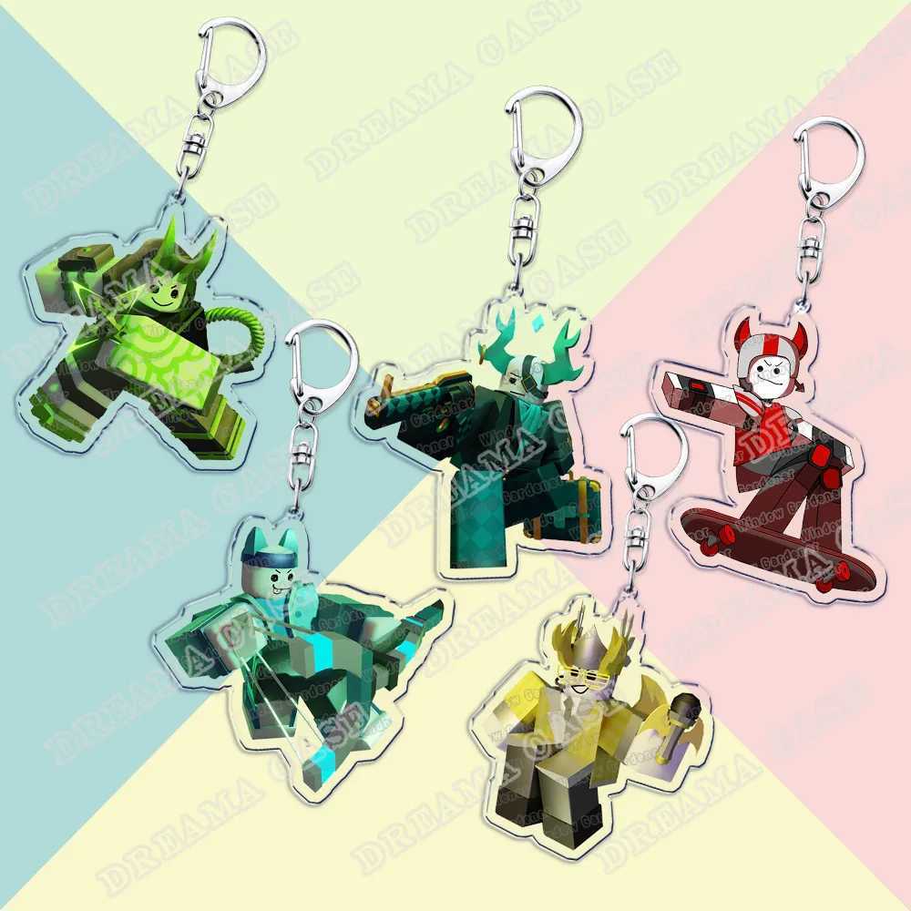 Trending Game Cartoon Phighting Chibis Keychains for Accessories Bag Keyrings Jewelry Fans Friends Gifts XJ250602