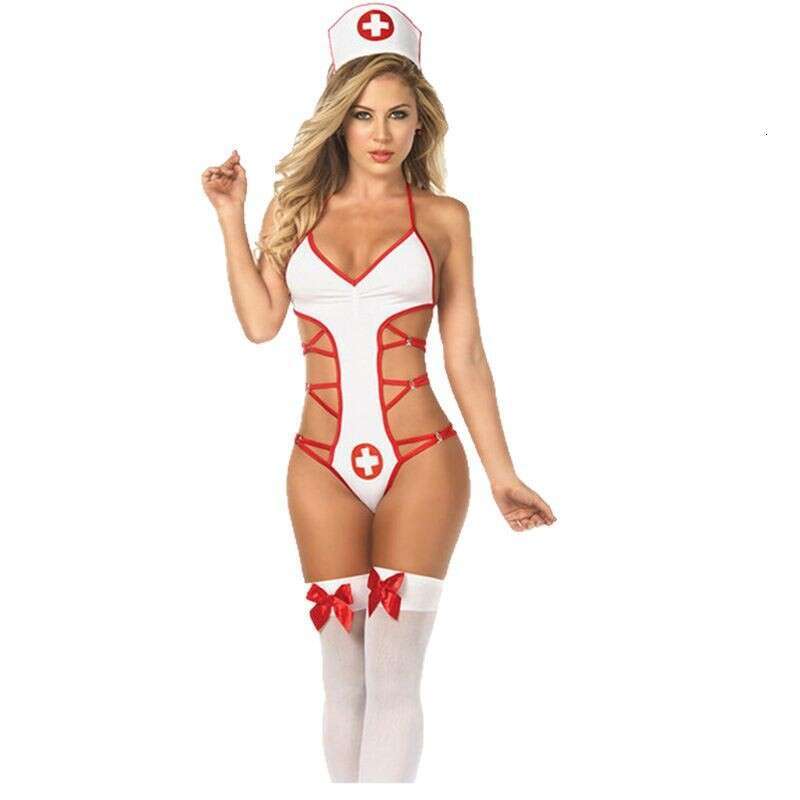 Spell Lingerie Porn Suits Sexy Lingerie Nurse Uniform Temptation One Piece Three Piece Adult Pajamas Women S Set Sexy Lingerie