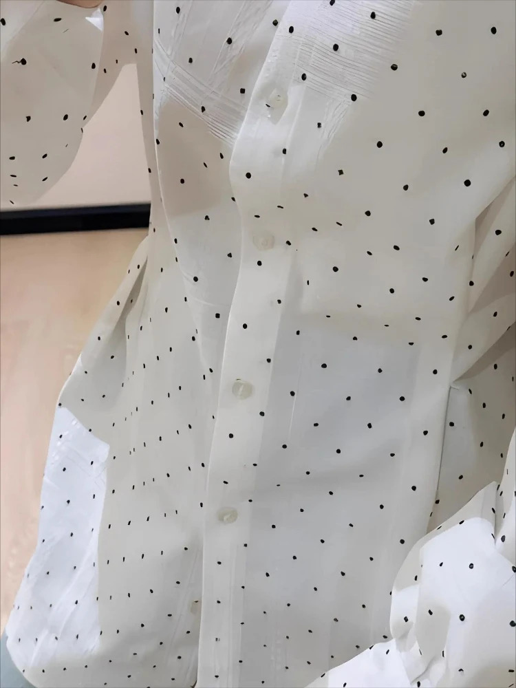 Fashion Women Wave Point Shirts Blusas Mujer De Moda Lace Patchwork Expose Waist Bandage Blouse Korean Blouses Tops Female 250603