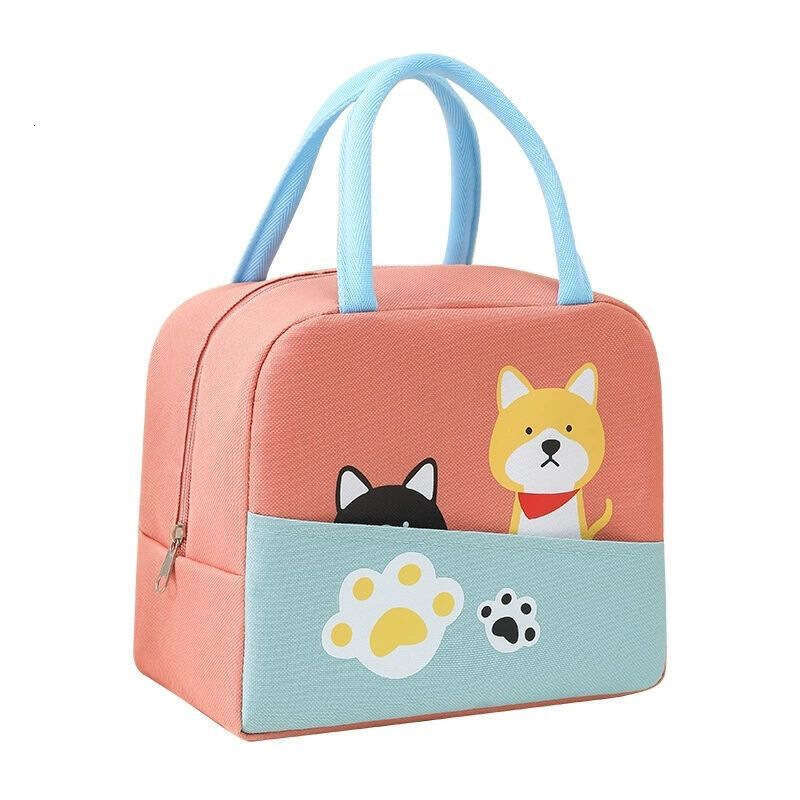 Portable Student Children's Meal Box Aluminum Foil Lunch Insulated Cooler Bag