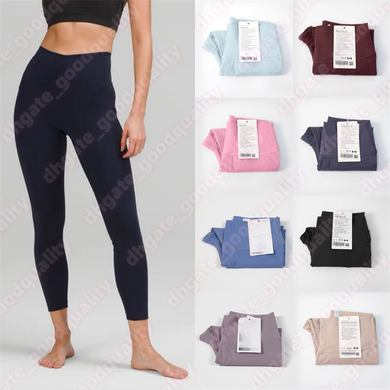 Womens Yoga Pants Align Leggings Womens High Waist Sports Pants Sports Fitness Clothing Womens Running Leggings Fitness Tights Hot Selling Yoga Pants