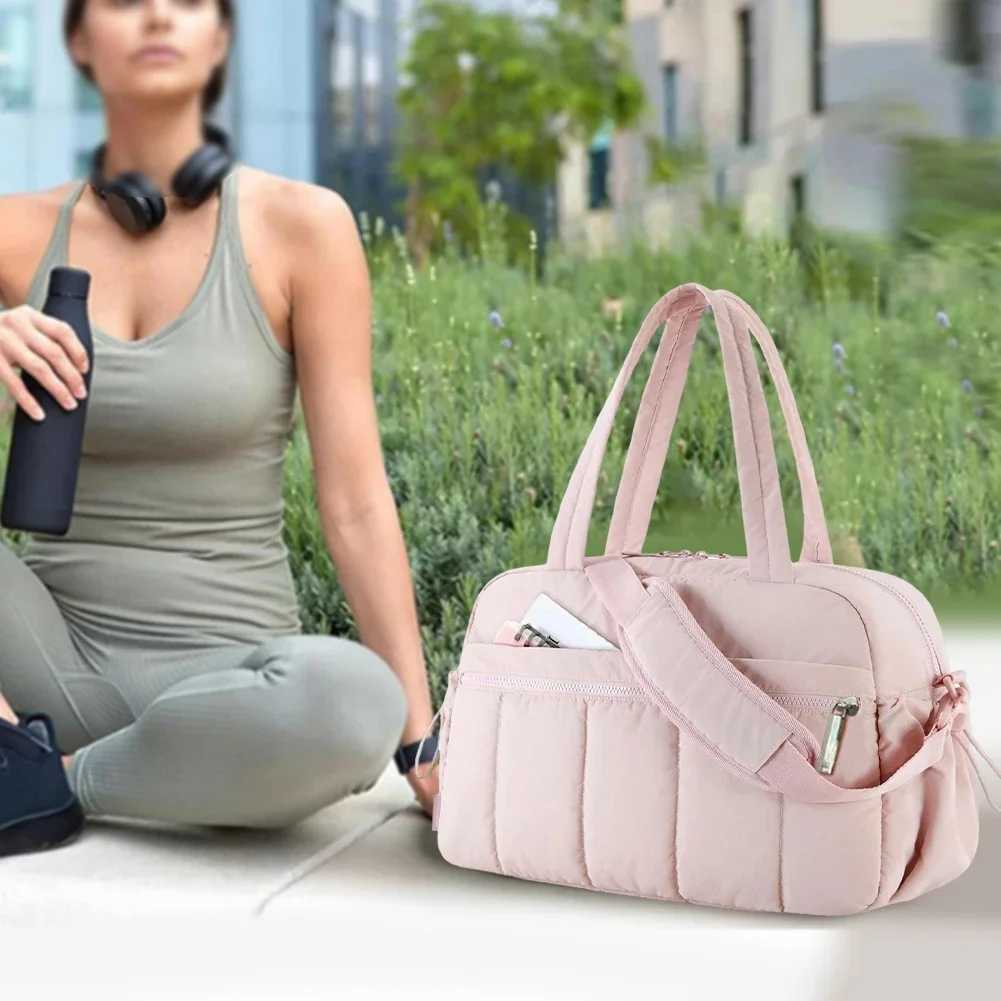 Large Capacity Yoga Gym Bag for Women Travel Duffel Bag Waterproof Swimming Sports Bags Outdoor Travel Luggage Airport Cabin Bag XJ250603
