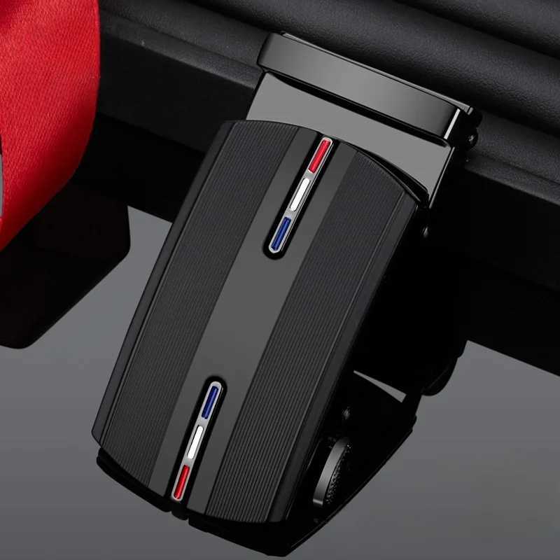 Fashion Mens Business Alloy Automatic Buckle Unique Men Plaque Belt Buckles for 3.5cm Ratchet For Leather Belt Accessories XJ250602