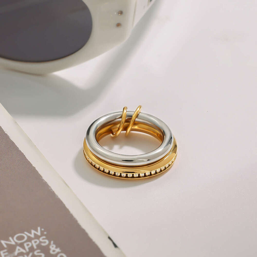 jedding jewelry layered finger titanium steel nonfading niche design rings