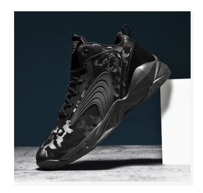 Practical basketball sneaker shoes for men children's leather surface all season sports and non slip sneakers Z 6.2-6