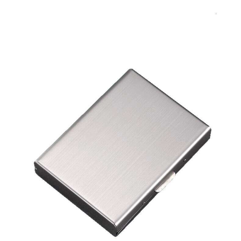 High-end Metal Holder for Men and Women, Stainless Steel Ultra-thin Anti-degaussing Compact Case, Anti-theft Bank Holder, Card Clip