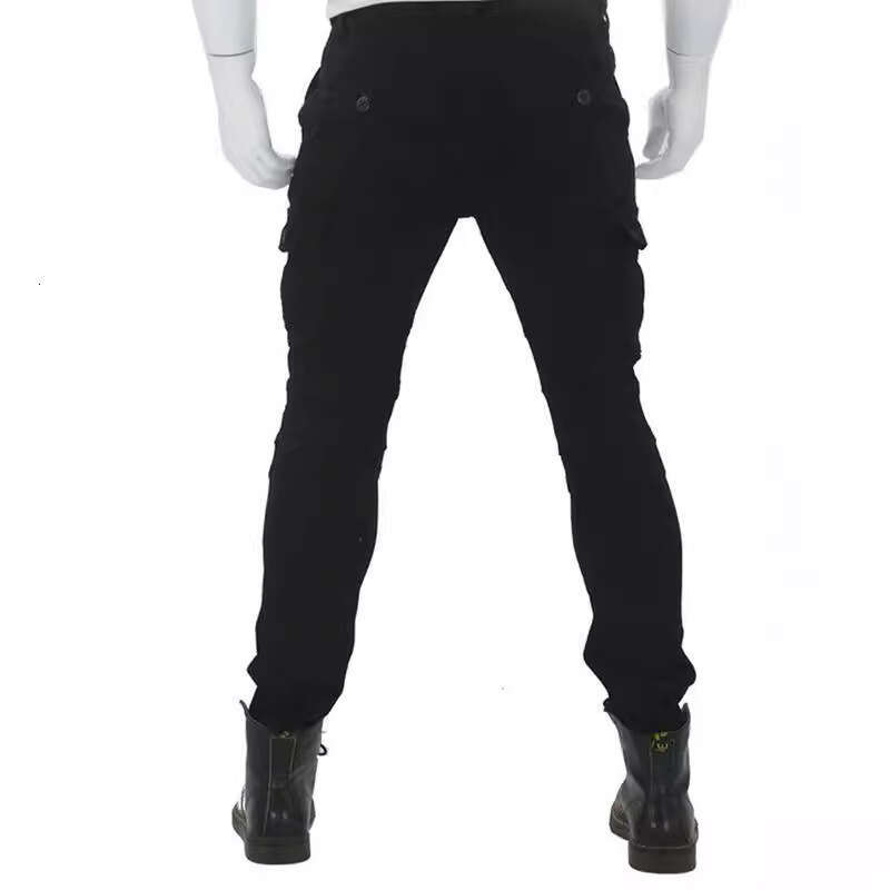 Cycling Jeans Motorcycle Anti-Fall Protective Breathable Wear-Resistant All-Season Work Pants Men's B5