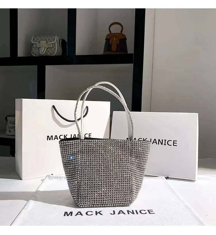 Glitter Shiny Women Handbag Crystal Rhinestones Dia Evening Wedding Party Clutch Purse Shoulder Crossbody Bag