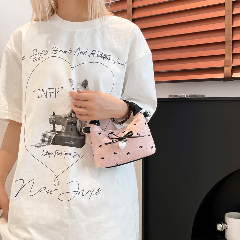 designer Niche Color-Block Mini Bag for Women 2025 New Fashion Versatile Crossbody Bag Sweet Cool Girl Handheld Bucket Small Bag