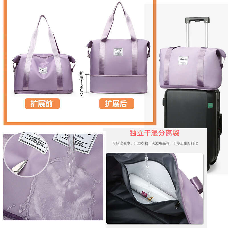 Printed Large Capacity Outdoor Travel Lage Handheld Short-Distance Shoulder Gym Bag