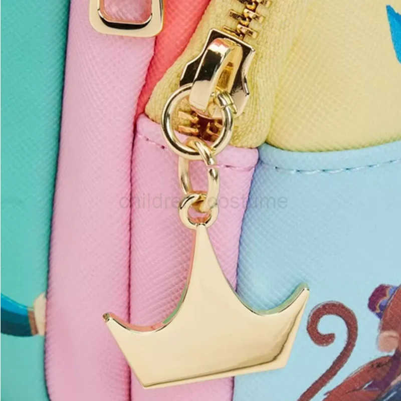 Disney NEW Disney Loungefly Frozen Snow White Mini Backpack Elementary School Backpack Girl Shoulder Bag Outdoor Leisure Bag Girl Gift W250603