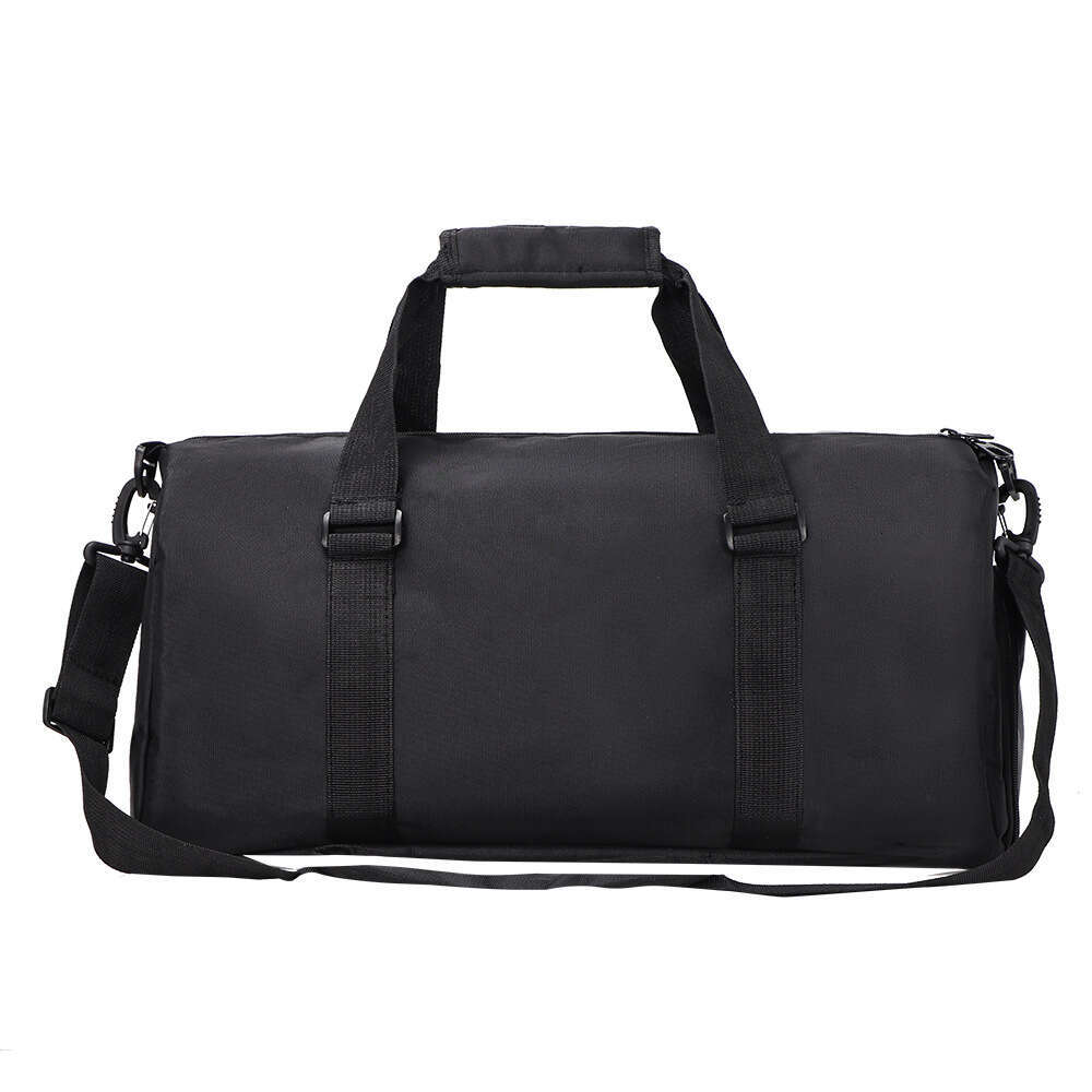 Street Fashion PU Leather Gym Shoe Pocket Large Capacity Crossbody Sports Handbag Travel Bag with Print