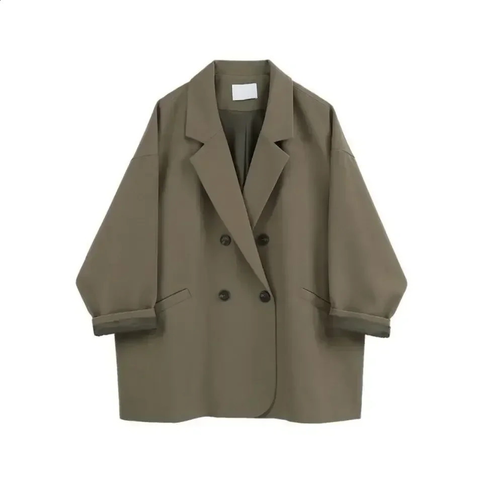 Women Blazer Spring and Autumn Fashion Korean Vintage Suit Jacket Female Oversized Blazers 250530