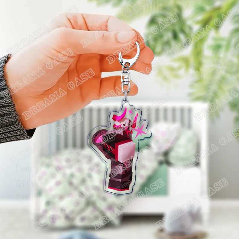 Trending Game Cartoon Phighting Chibis Keychains for Accessories Bag Keyrings Jewelry Fans Friends Gifts XJ250602
