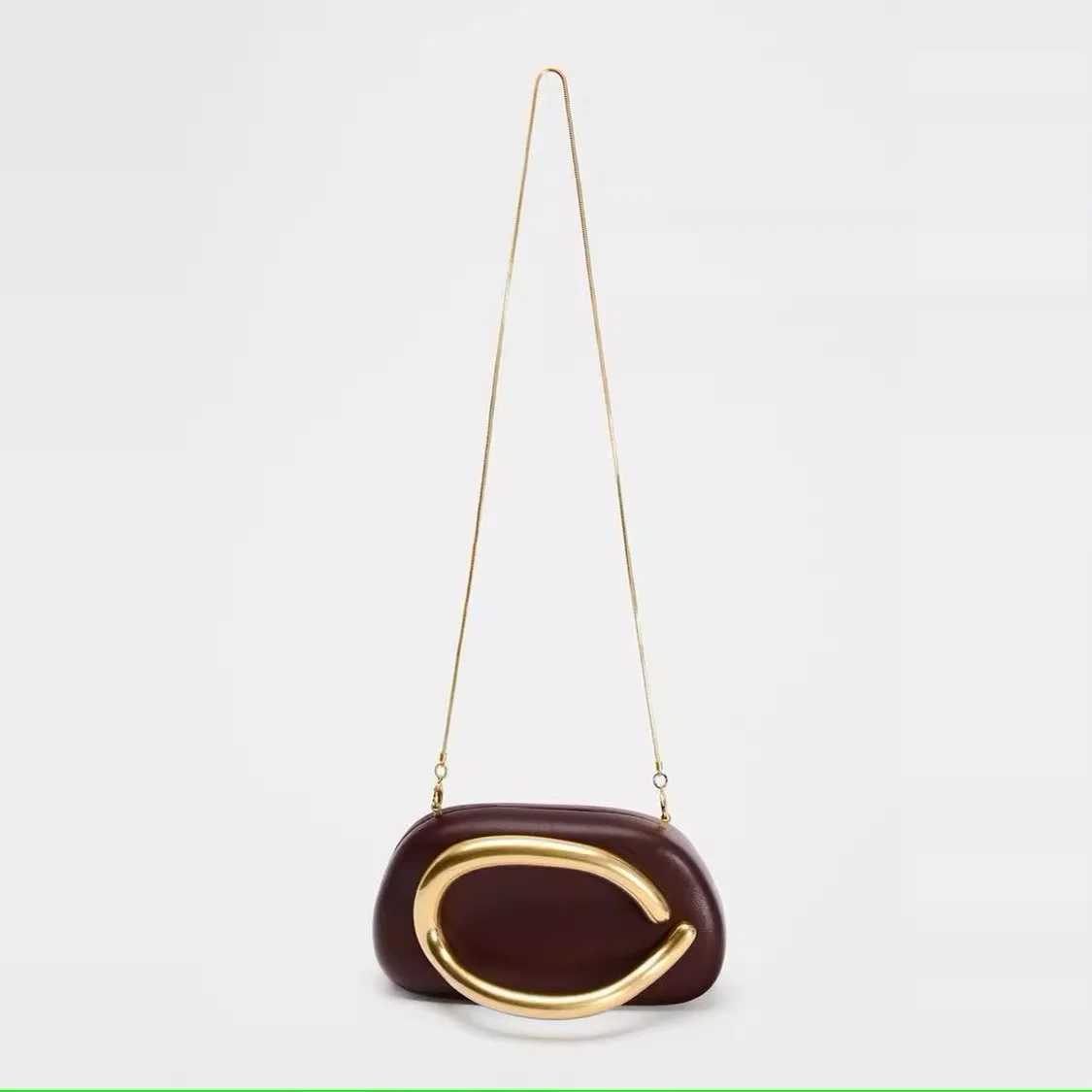 New Brand Designer Handmade Gold Closure Box Clutch Bag Women Evening Wedding Mini Female Wallets Party Cute Purse Bag Handbag W250602