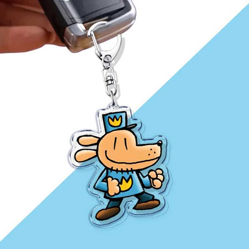Popular Cartoon Dog Man and Cat Keychain for Accessories Bag Key Chain Ring Jewelry Fans Cute Anime Gifts Kids Children Keychain XJ250602