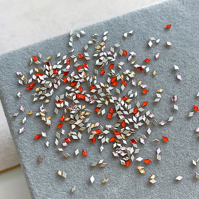 50PCS Mini Marquise Nail Art Zircon Rhinestone Crystal Diamond Accessories For Nails Decoration Manicure Decor 250528