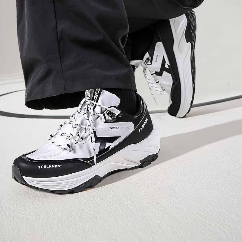 designer Men's Shoes Foreign Trade Large Size 46 Ultra-Light Shoes Men's Casual Shoes Fashion Outdoor Hiking Climbing Sports Shoes Men