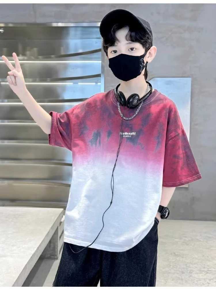 Boys Clothes Summer Fashion Large Size Kids Clothes Streetwear Boys Girls Personality Comic T Shirt Tops Childrens Short Sleeve T250603