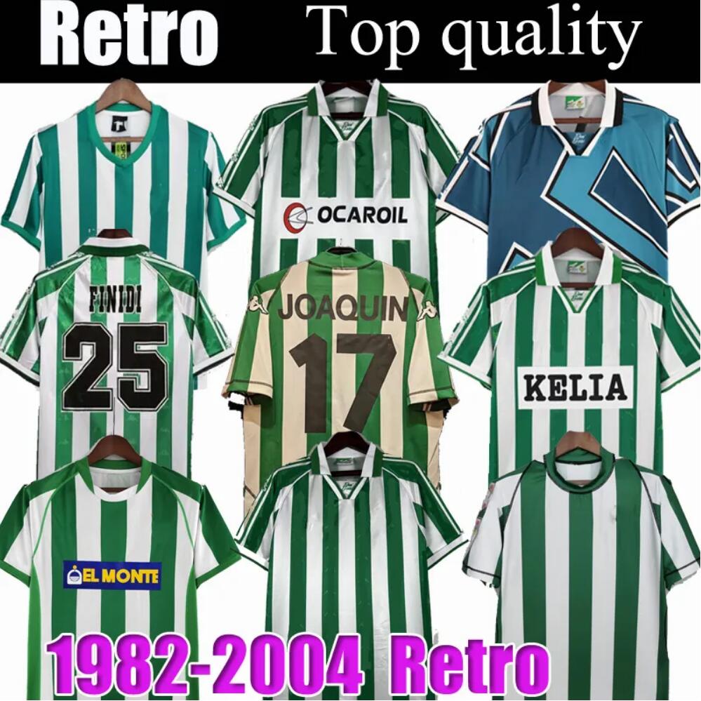 soccer Jerseys Retro REAL classic vintage football shirt 01 02 03 04 76 77 82 85 94 95 96 97 98 99 00 2001 2002 1995 1997 1976 ALFONSO BETIS JARNI DENILSO 1977 1985 2000 2003