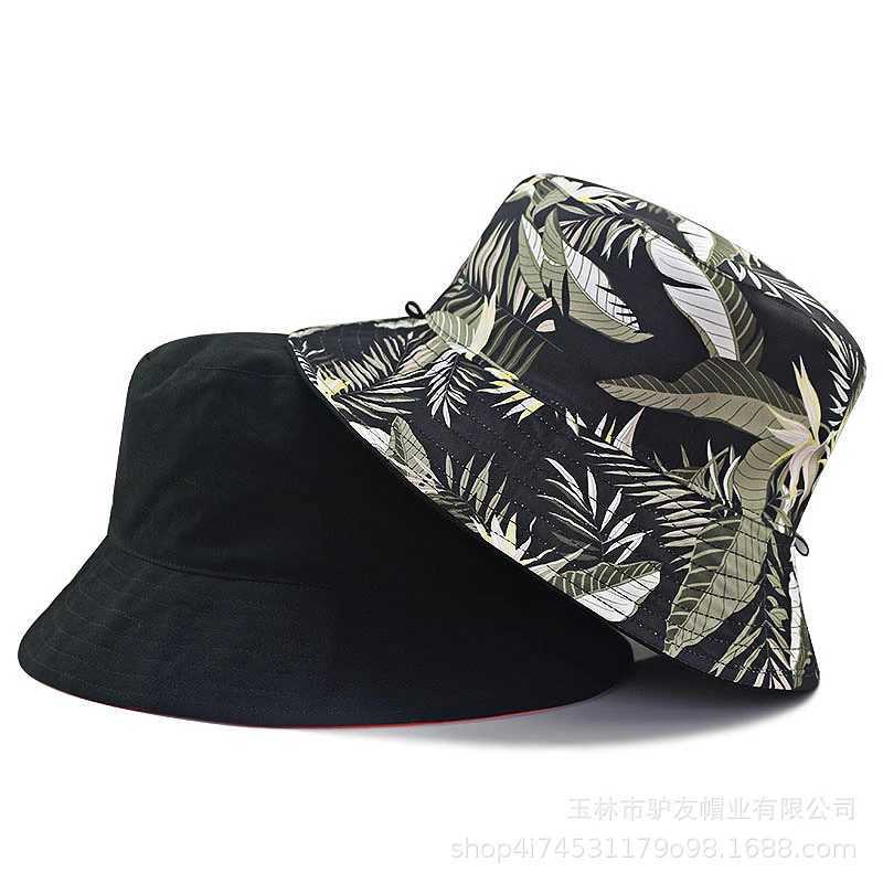 Oversize Fisherman Hat Women Summer Beach Cotton Bucket Hat Dad Large Sun Cap Big Head Men Plus Size Boonie Hats 58-60cm 61-68cm W250602