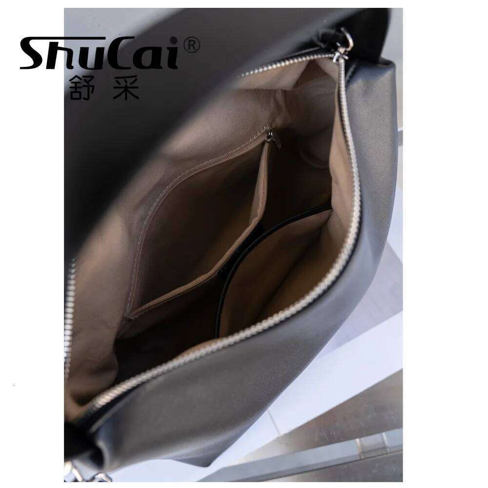 Genuine Leather Fashon Brand Designer Women Shoulder Crossbody Black Bags Ladies High Quality Handbag Coffe White Brown