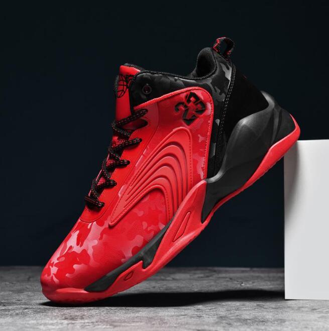 Practical basketball sneaker shoes for men children's leather surface all season sports and non slip sneakers Z 6.2-6