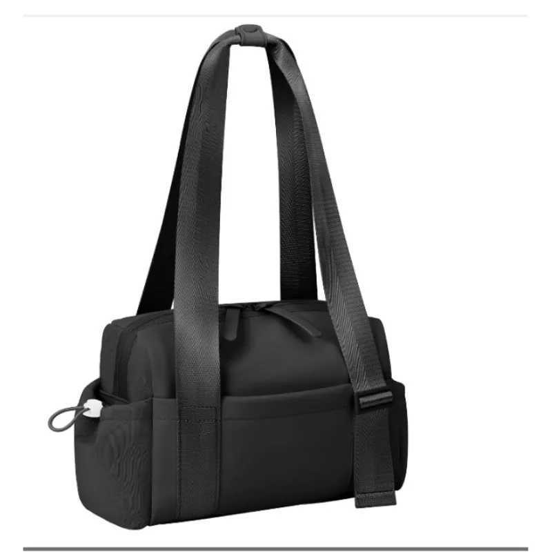 Small Travel Handbag Multi Pockets Yoga Storage Handbag Anti-Slip Solid Color Gym Shoulder Bag Swimming Running Hiking Bag XJ250603