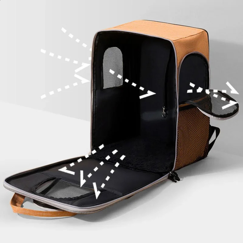 Pet Backpack Cat Bags Fashion Outdoor Travel Backpack for Cat Small Dogs Transport Backpack s Cat Supplies 250526