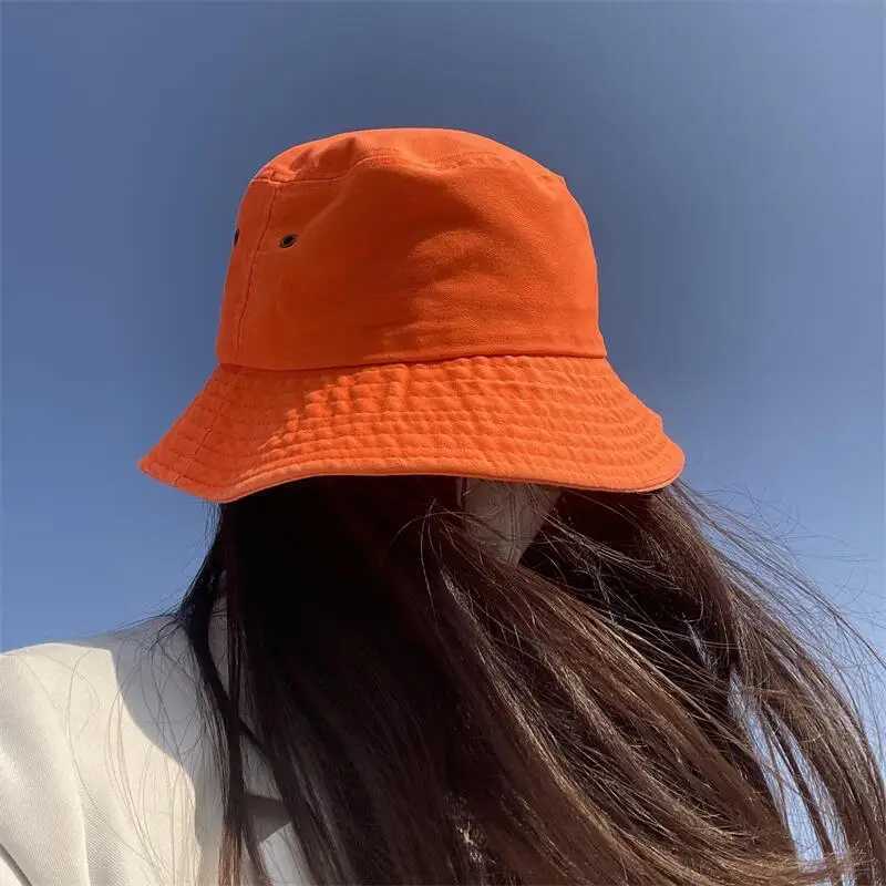 Fluorescent Bucket Hat Women Summer Hat Men Green Sunscreen Shade Street Wash Basin Panama Hat Mens Caps W250602