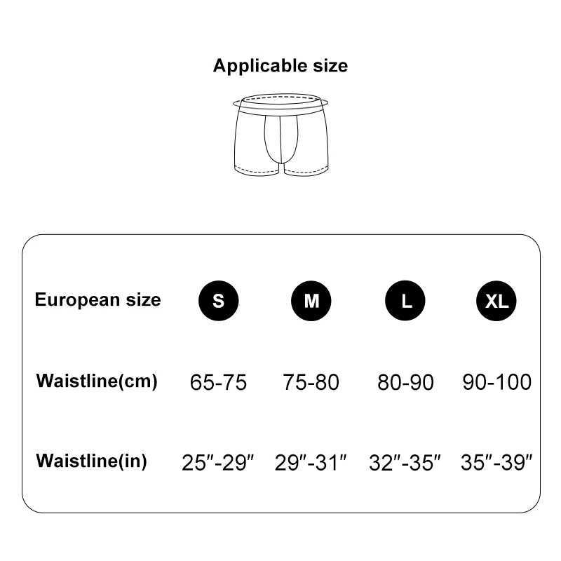 Mens Panties Underwear Boxers Breathable Man Boxer Underpants Comfortable Male Brand Shorts Elastic Wide Waistband Euro Size W250603