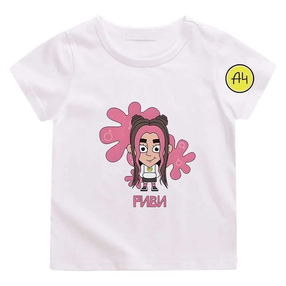 Merch A4 VladA4 T-shirt 100% Cotton High Quality Summer Tee-shirt for Baby Boys and Girls Soft O-neck T-shirts Children Casual Tee T250603