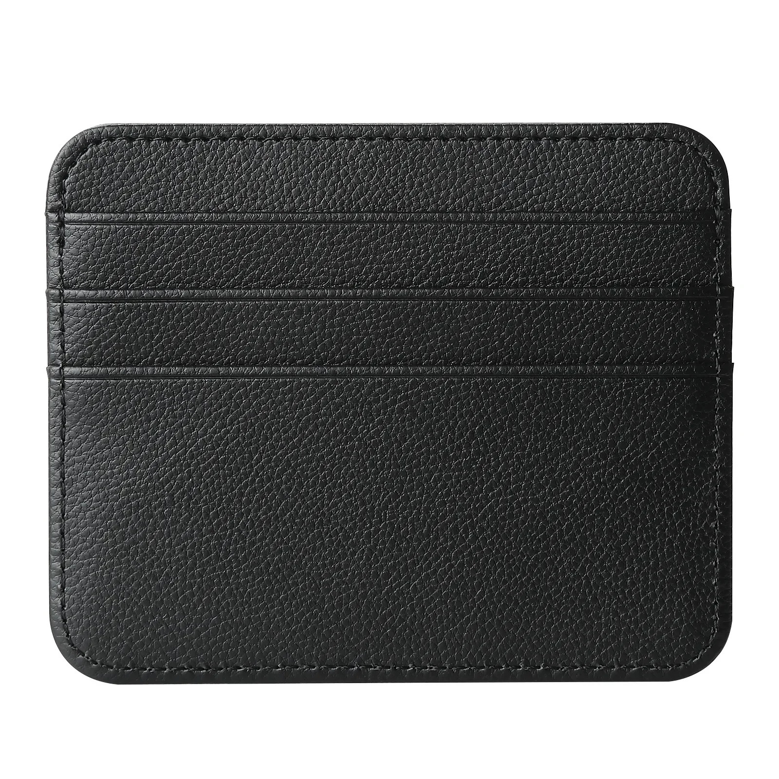 Slim Thin Mini ID Business Credit Card Holder PU Leather Mens Coin Money Card Wallet Case Male Small Cardholder Purse for Women 250530