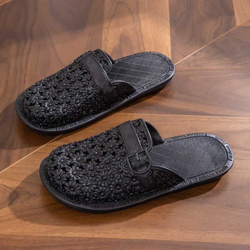Half Slippers Office Closed-Toe Lazy Clogs Women 2023 Summer Home Indoor Outdoor Mules Fashion ddmythur