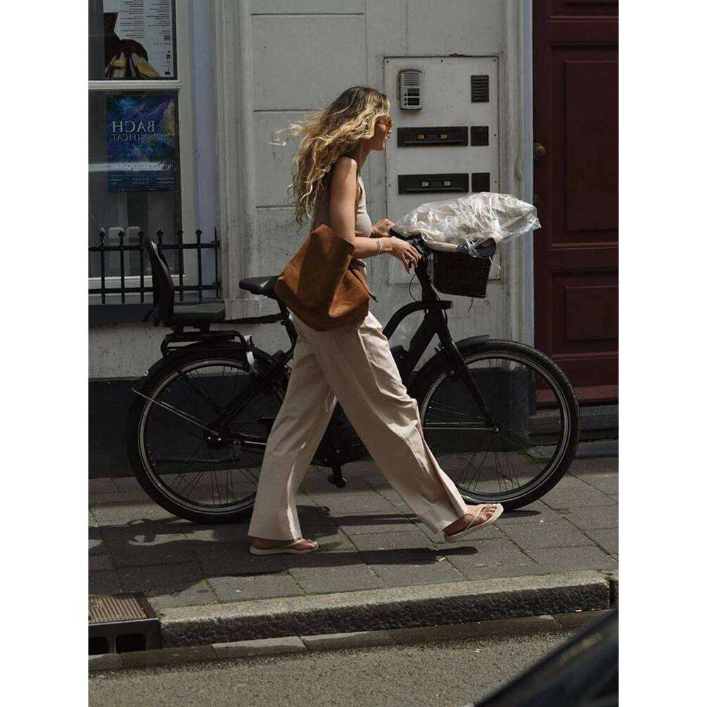 Genuine Leather 2025 Spring Cow Suede Shoulder Bags Women Retro Gold Buckle Large Capacity Totes Lady Handbags